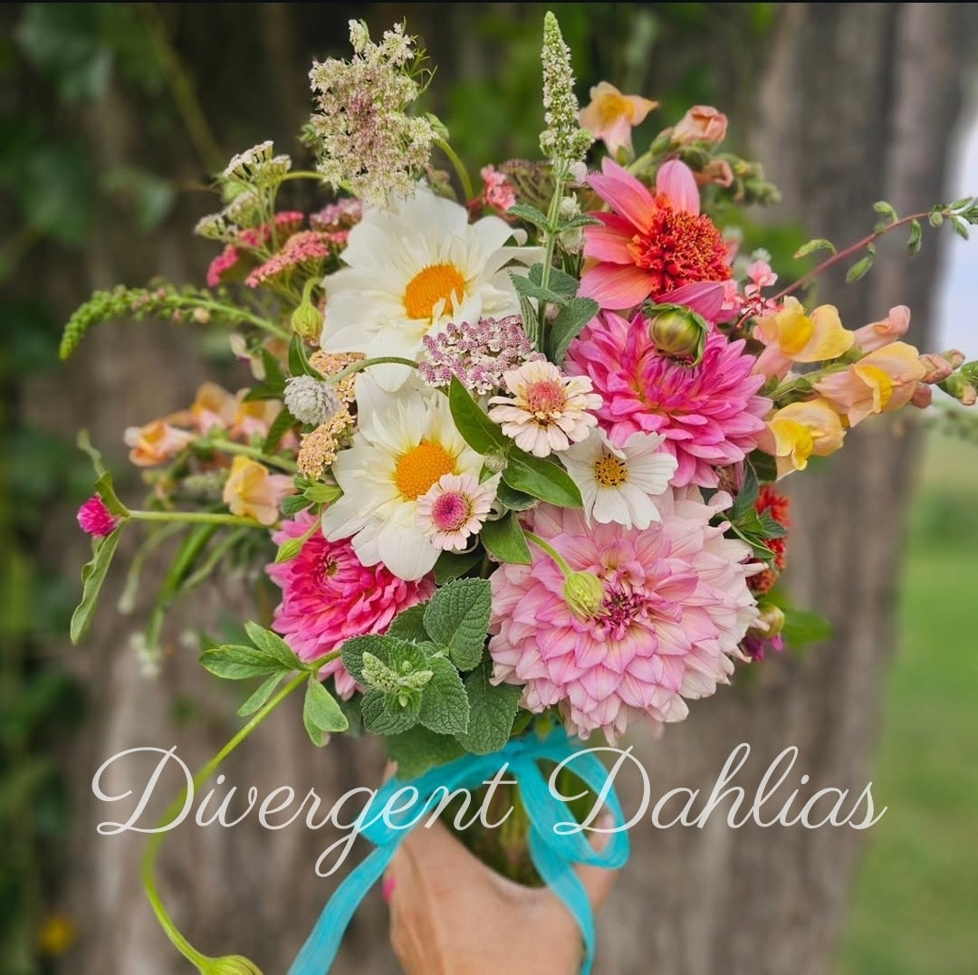 Quart Mason Jar Bouquet