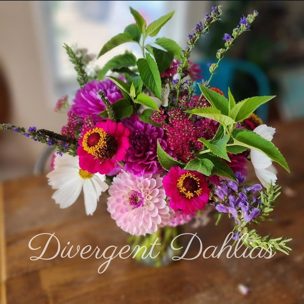 Quart Mason Jar Bouquet