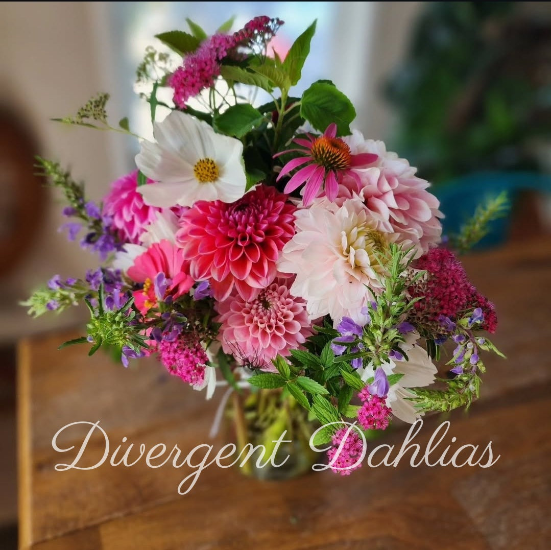 Quart Mason Jar Bouquet