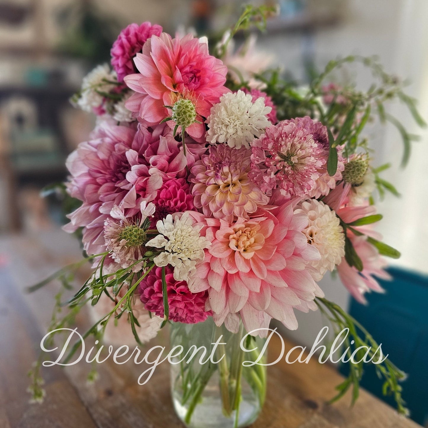 Quart Mason Jar Bouquet