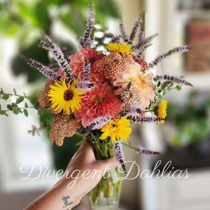 Pint Mason Jar Bouquet